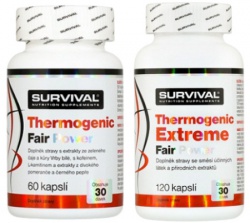 Survival Thermogenic Extreme Fair Power 120 kapsúl + Thermogenic Fair Power 60 kapsúl ZADARMO