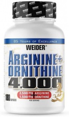 Weider Arginine+Ornithine 4000 180 kapsúl