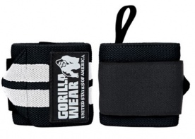 Gorilla Wear Bandáže na zápästie PRO - čierna