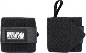 Gorilla Wear Bandáže na zápästie BASIC - čierna