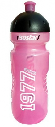 Isostar Fľaša Bidon 650 ml – strieborná (odklápacia)