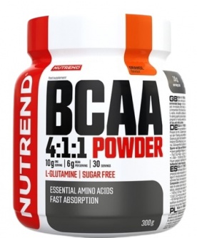 Nutrend BCAA 4:1:1 Powder 300 g - pomaranč