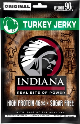 Indiana Jerky sušené mäso 90 g - Hovězí Original
