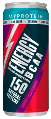 MyProtein BCAA Energy Drink 330 ml - jahoda/malina (mixed berry) VÝPREDAJ 4.2024