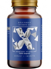 BrainMax Vitamin D3 5000 IU 120 rostlinných kapsúl