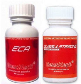 VemoHerb ECA 90 kapsúl + Guggulsterone 60 kapsúl AKCE