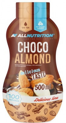 AllNutrition Sweet Sauce 500 ml - čokoláda/mandľa