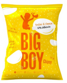 Big Boy Proteinové chipsy 30 g - Butter & Cheese PREŠLA DMT