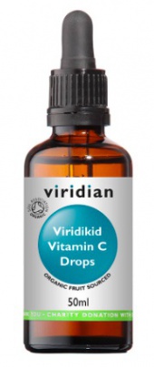 Viridian Viridikid Vitamín C v kvapkách pre deti Organic 50 ml