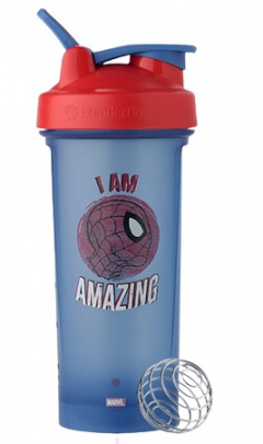 Blender Bottle Classic Loop PRO Šejker  Marvel 820 ml - Black Panther