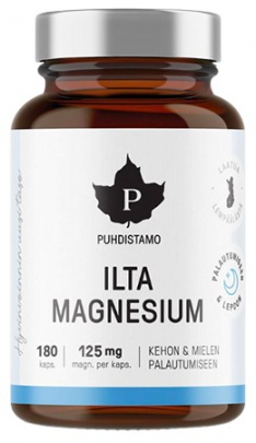 Puhdistamo Night Magnesium 180 kapsúl