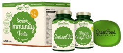 GreenFood Senior immunity Forte + pillbox 30 dávok