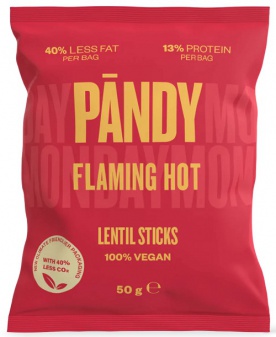 Pandy čočkové chipsy 50 g - Truffle/ parmesan (lanýž/parmazán)