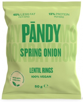 Pandy čočkové chipsy 50 g - syrové guličky