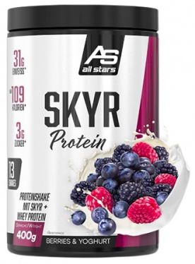 All Stars Skyr Whey Potein 400 g - med/vanilka VÝPREDAJ 15.12.2024