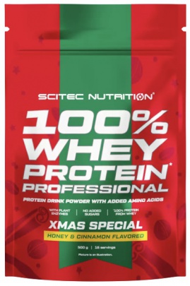 Scitec 100% Whey Protein Professional 500 g - med a škorica