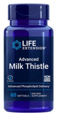Life Extension Advanced Milk Thistle (ostropestřec) 60 kapsúl
