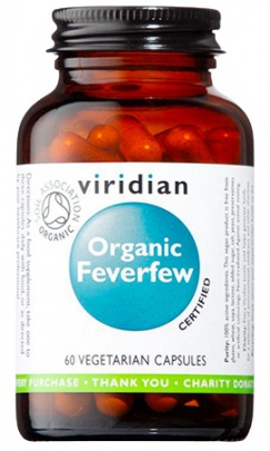 Viridian Feverfew Organic 60 kapsúl VÝPREDAJ 10.2024