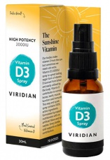 Viridian Vitamin D3 2000 IU Spray 20 ml VÝPREDAJ 11.2024