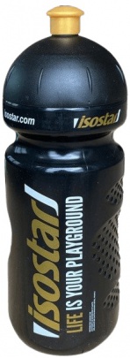 Isostar Fľaša Bidon 650 ml – strieborná (odklápacia)