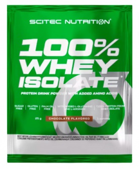 Scitec 100% Whey Isolate 25 g - jahoda/biela čokoláda