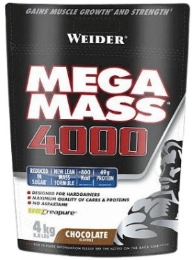 Weider Giant Mega Mass 4000 3 kg - jahoda