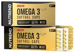Nutrend Omega 3 Plus Softgel Caps 120 kapsúl