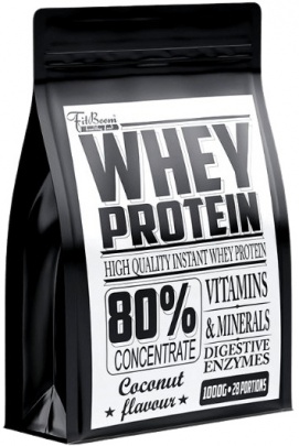 FitBoom Whey Protein 80 % 1000 g - vanilka