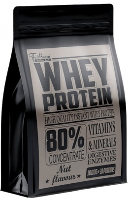 FitBoom Whey Protein 80 % 1000 g - karamel/lotus