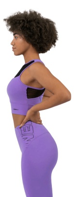 Nebbia FIT Activewear vystužená športová podprsenka 437 lila