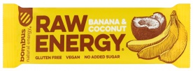 Bombus Raw Energy bar 50 g - arašidy/datle