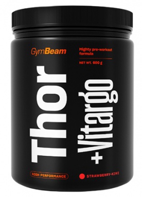 GymBeam Předtréninkový stimulant Thor Fuel + Vitargo 600 g - mango/marakuja