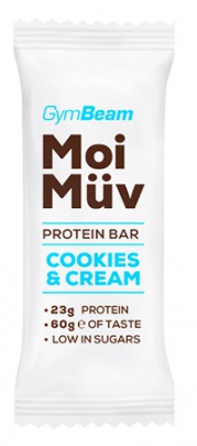 GymBeam Proteinová tyčinka MoiMüv 60 g - chrumkavý karamel