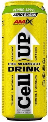 Amix CellUp Preworkout drink 500 ml - Pepino-Apple (jablko)