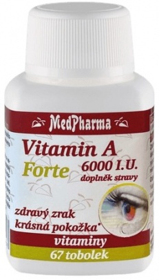 MedPharma Vitamin A 6000 I.U. forte 67 kapsúl