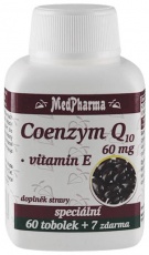 MedPharma Coenzym Q10 60 mg + Vitamin E 67 kapsúl