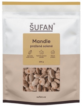 Šufan Orechy 200 g - mandle pražené solené