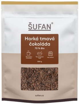 Šufan čokoláda 500 g - tmavá čokoláda