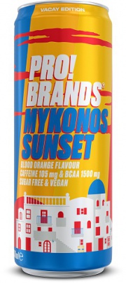 FCB AminoPRO (ProBrands BCAA Drink) 330 ml - Ice Tea Peach