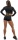 Nebbia Intense Dámsky Crop top s dlhým rukávom 839 gold - XS