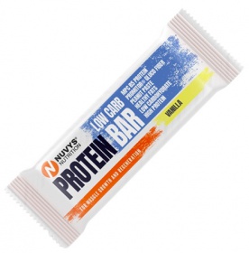 Nuvys Proteinová tyčinka LOW CARB 50 g - čokoláda/biela čokoláda