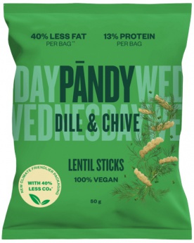 Pandy čočkové chipsy 50 g - Truffle/ parmesan (lanýž/parmazán)