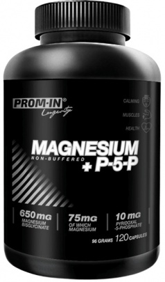 Prom-in Magnesium + P5P 120 kapsúl + Vitamin C 60 tablet ZADARMO