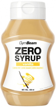 GymBeam Zero Syrup 350 ml - biela čokoláda