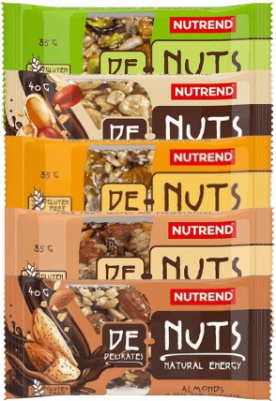 Nutrend DeNuts 40g - Slané arašidy v horké čokoládě