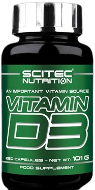 Scitec Vitamin D3 250 kapsúl VÝPREDAJ