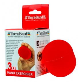 Thera-Band Hand Exerciser XL - Posilňovač rúk gélové vajíčko - červené (mäkké)