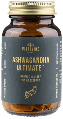VitalVibe Ashwagandha Ultimate BIO KSM-66 500 mg extrakt 60 kapsúl
