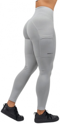 Nebbia Legíny s vysokým pásom Leg day goals 248 šedá - S