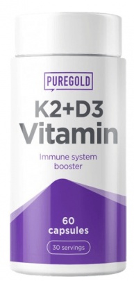 PureGold Vitamin K2+D3 60 kapsúl